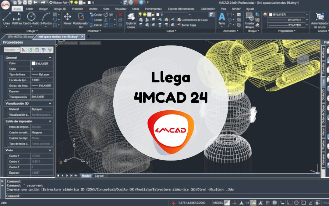 Nuevo 4MCAD 24, continúa la evolución en dibujo CAD