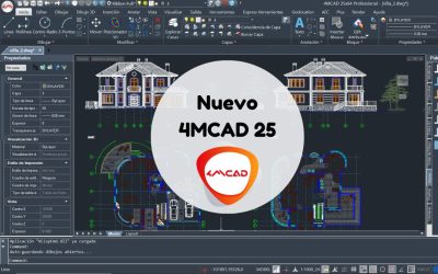 4MCAD 25: La nueva versión del software CAD de dibujo profesional