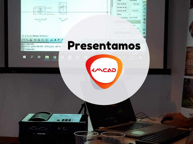 Presentamos 4MCAD en el curso de Durasein Uruguay