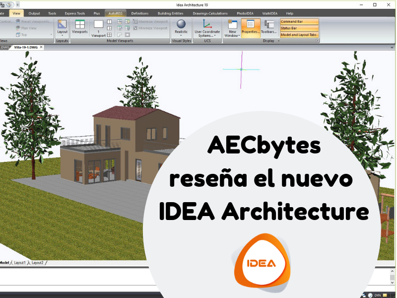 La revista AEC Bytes reseña la nueva versión de IDEA Architecture 19