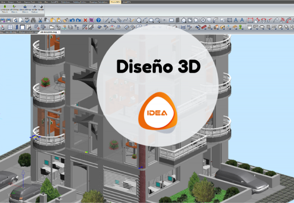 Diseño arquitectura BIM 3D IDEA Architecture BIM Building information modelling